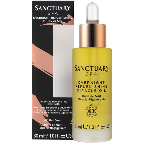 Sanctuary Spa Overnight Replenishing Miracle Oil 30ml 3 Sanctuary Spa Overnight Replenishing Miracle Oil 30ml