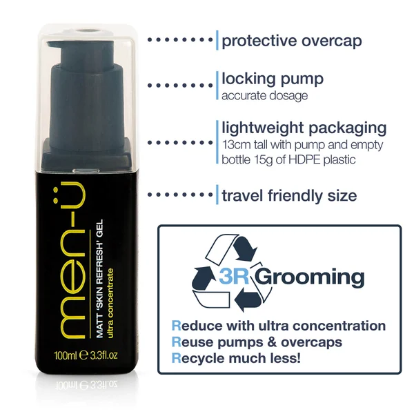 Men-ü Matt Skin Refresh Gel 100ml 6 Men-ü Matt Skin Refresh Gel 100ml - Image 4