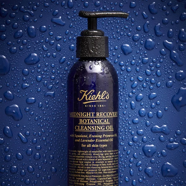 Kiehl's Midnight Recovery Botanical Cleansing Oil (Various Sizes) 6 Kiehl's Midnight Recovery Botanical Cleansing Oil (Various Sizes) - Image 4